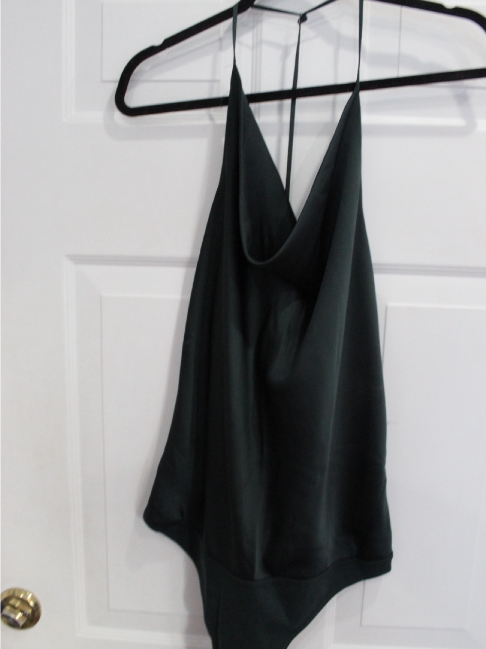 Abercrombie & Fitch green Satin Slip Cami